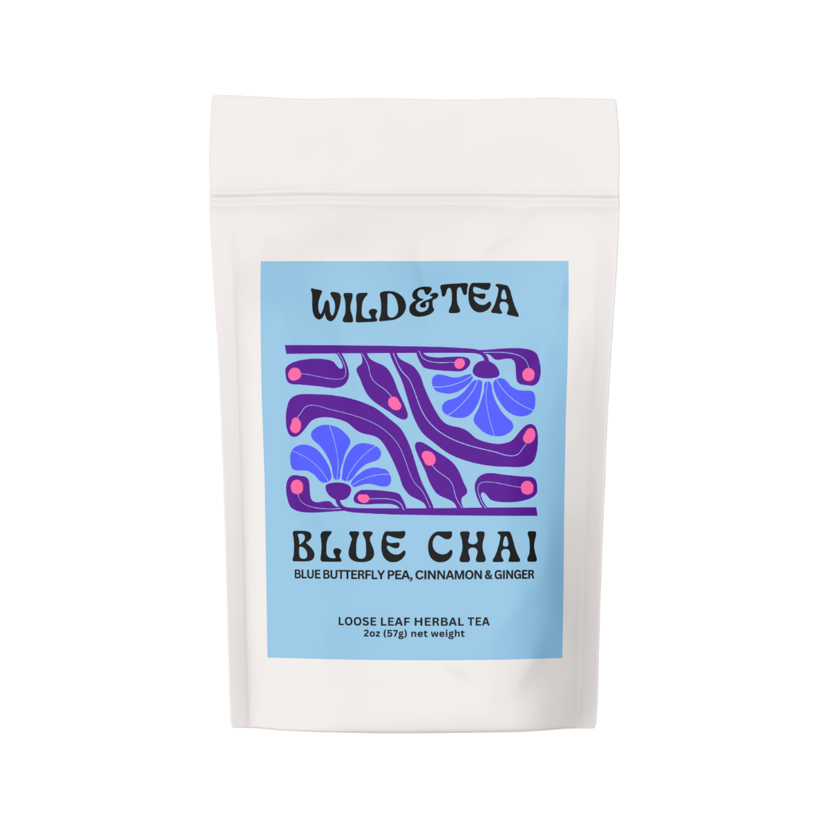 Blue Chai Herbal Tea: 2oz