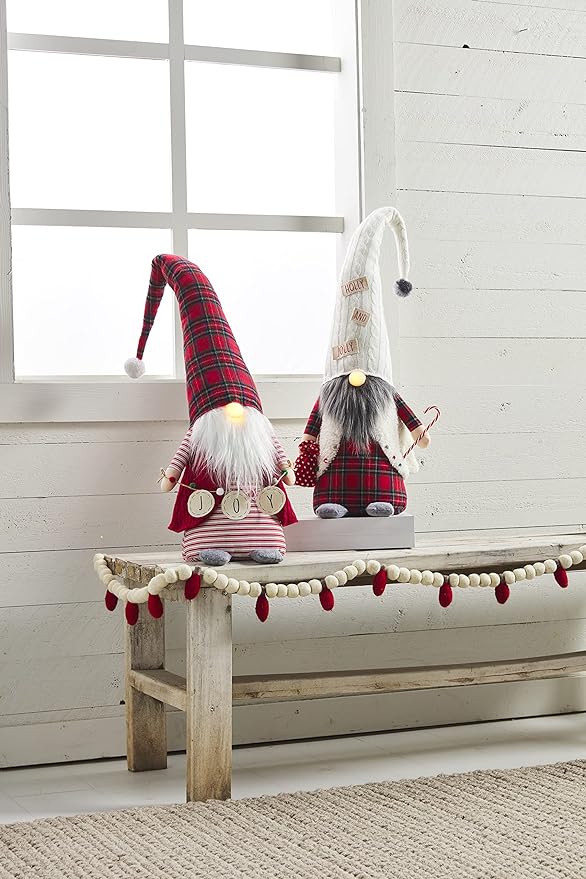 Holly Jolly XL Gnome Sitter