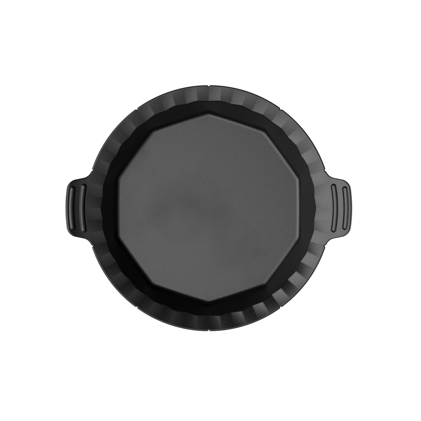 Outset Cast Iron Pie Pan For Oven, Stove, and Grill, 10"