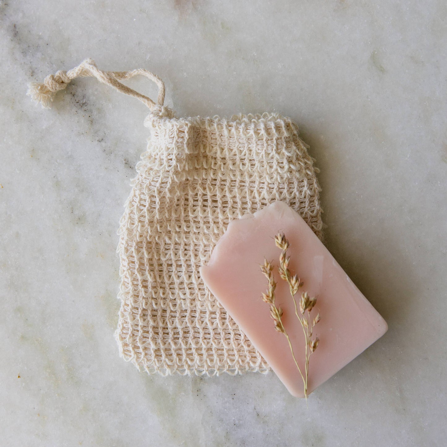 Sisal Soap Saver Bag—Exfoliating Soap Pouch (Unpackaged)