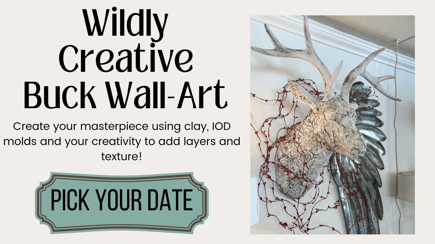 Wildly Creative Buck Wall Art