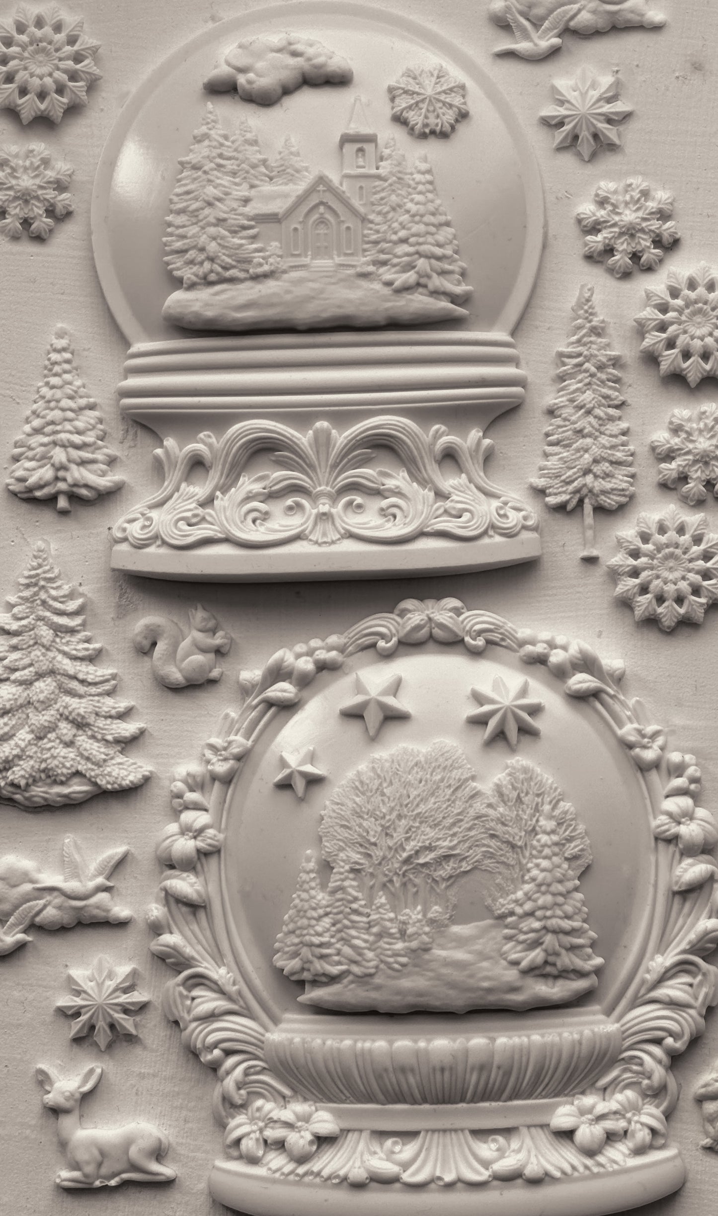 Snow Globe Mould 6x10