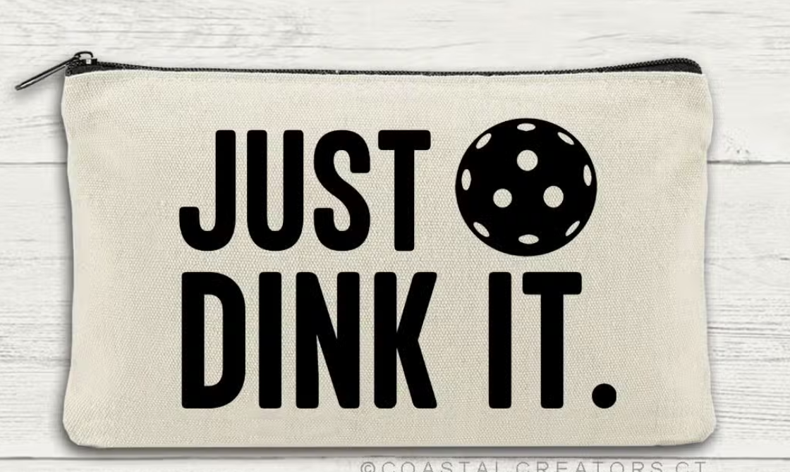 JUST DINK IT Carryall zippered bag