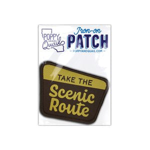 Take the Scenic Route Iron-on-Patch