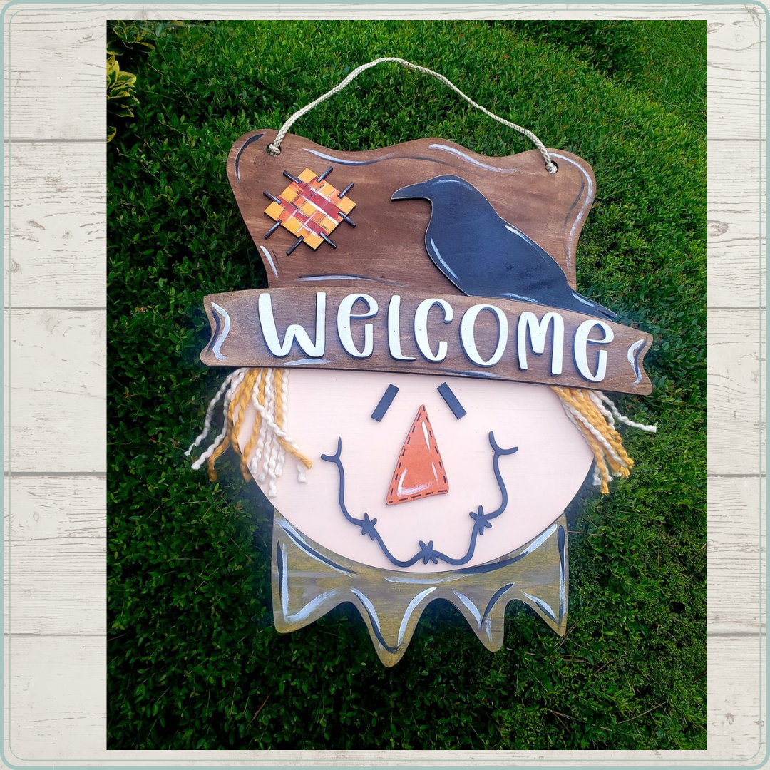 Scarecrow Door Hanger