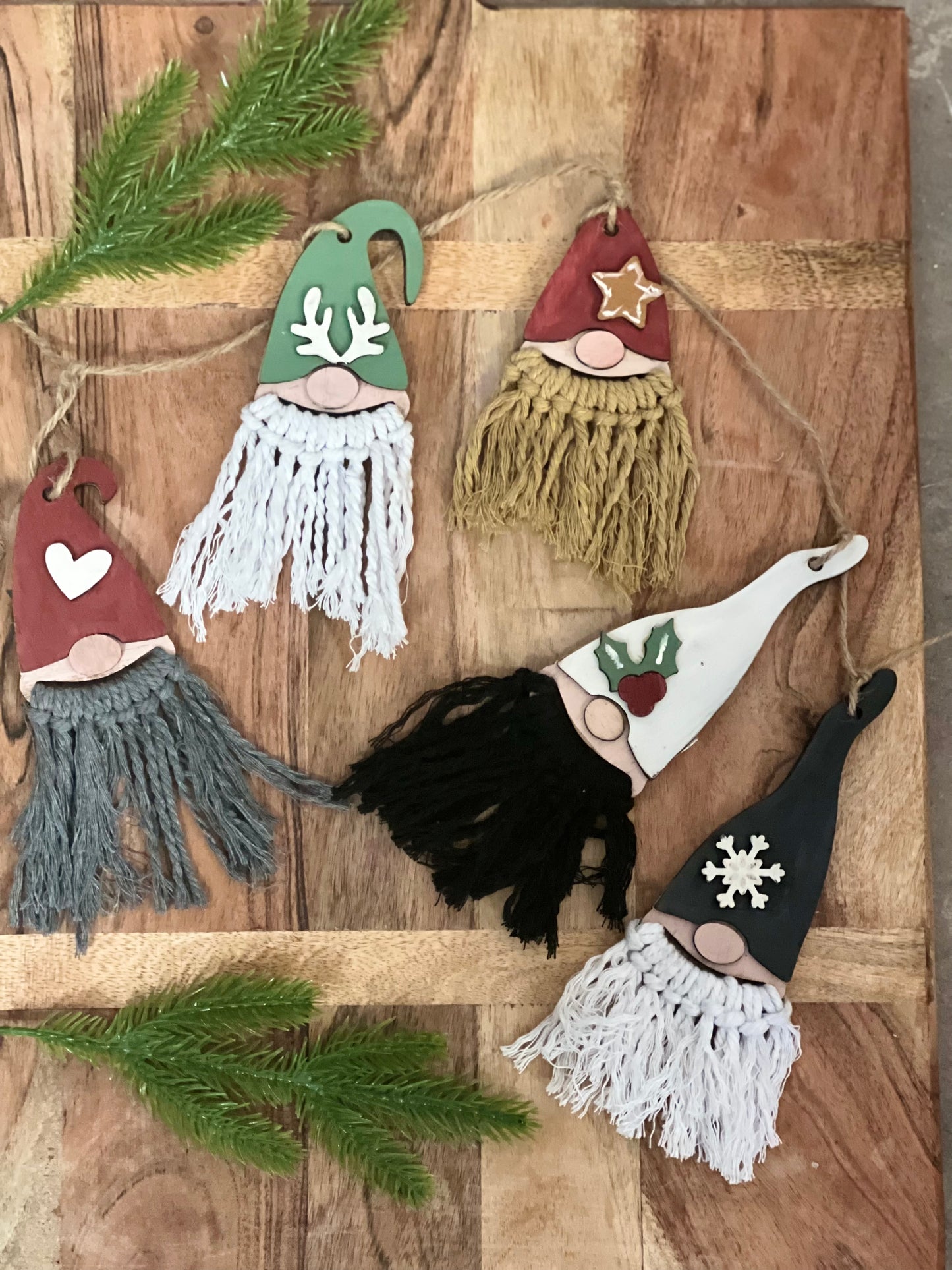 Bearded Gnome Ornaments