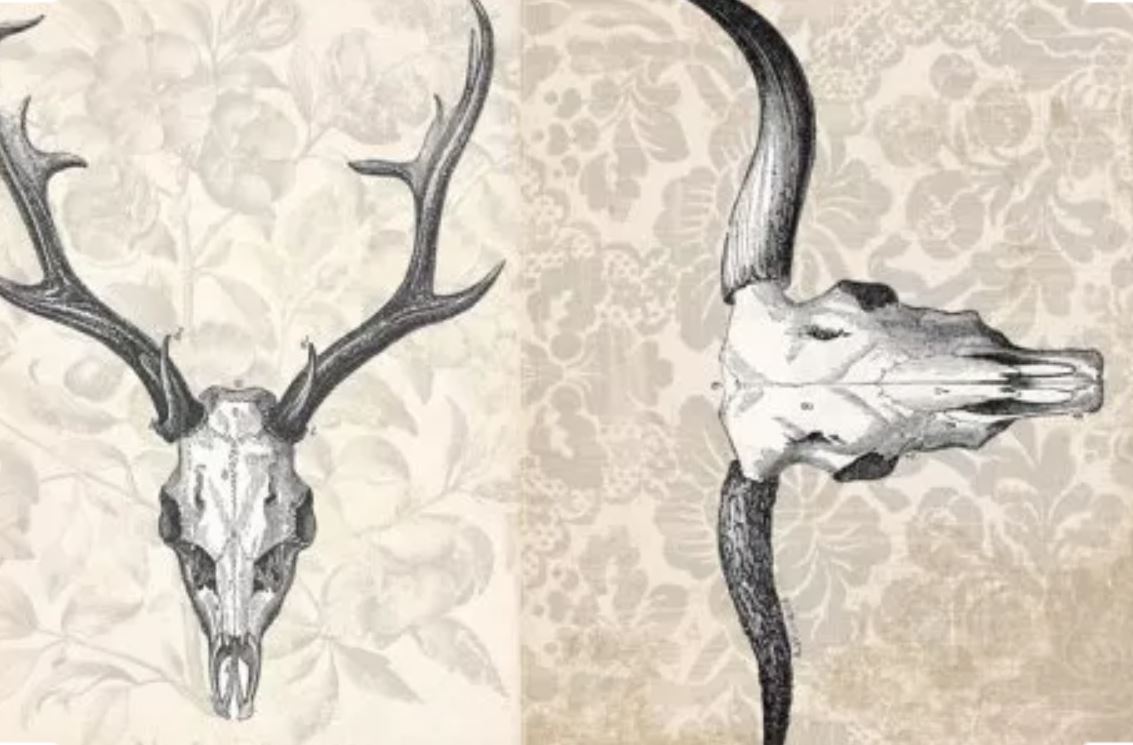 Project Antler Block Decoupage paper