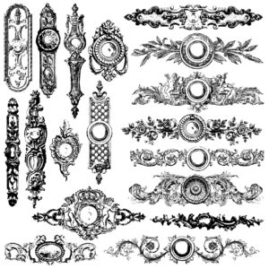 Backplates 12x12 Decor Stamp