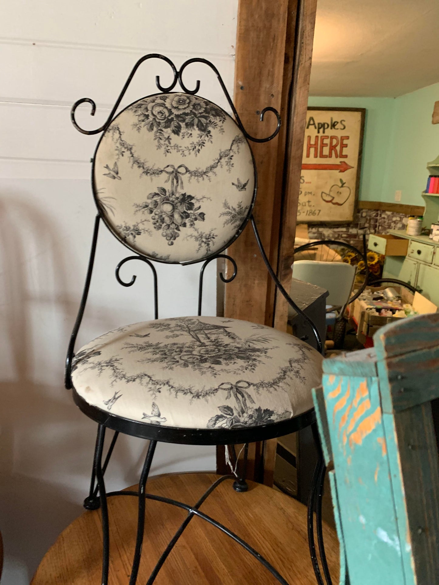 Metal Parlor Chair