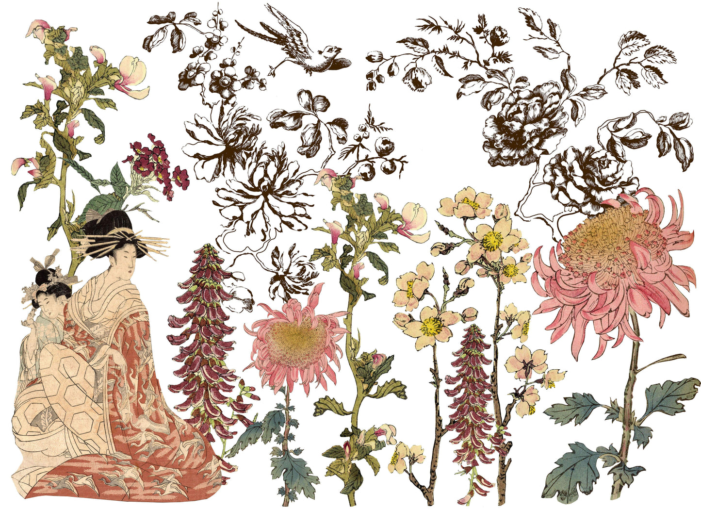 JAPONICA 24×33 DECOR TRANSFER (Retiring 2021)