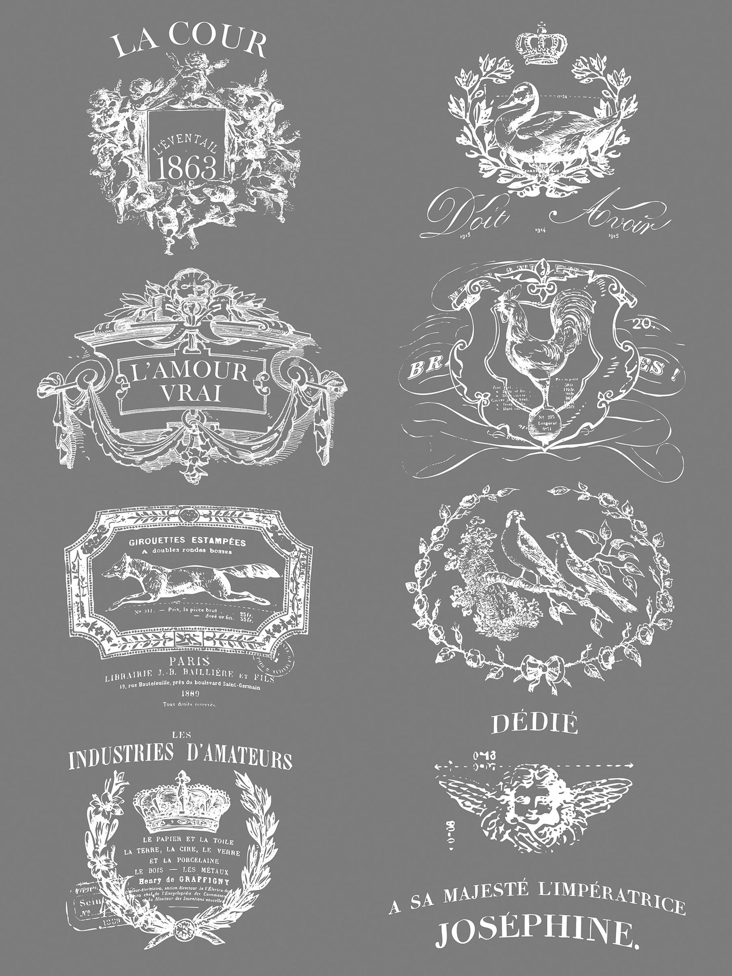 TRADITIONAL POTS IOD TRANSFER 12×16 PAD