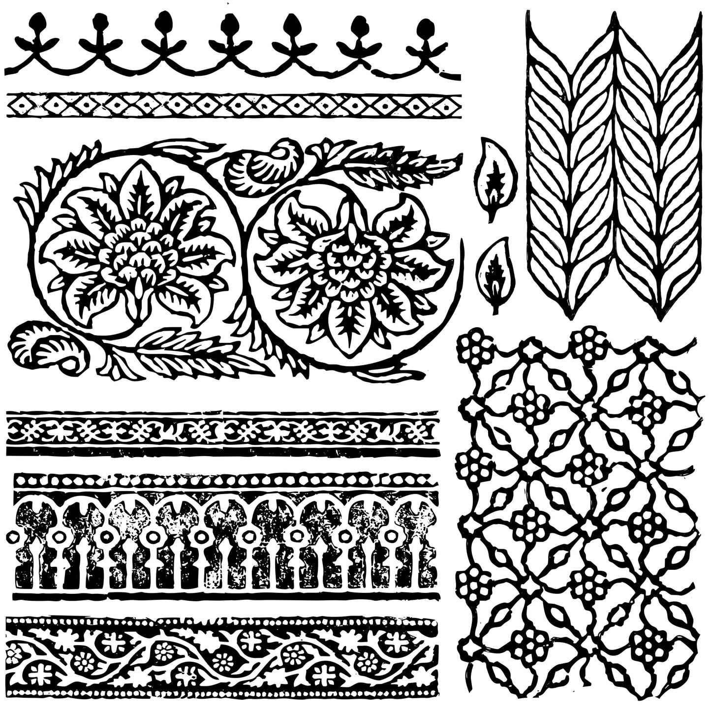 BOHEMIA 12×12 DECOR STAMP