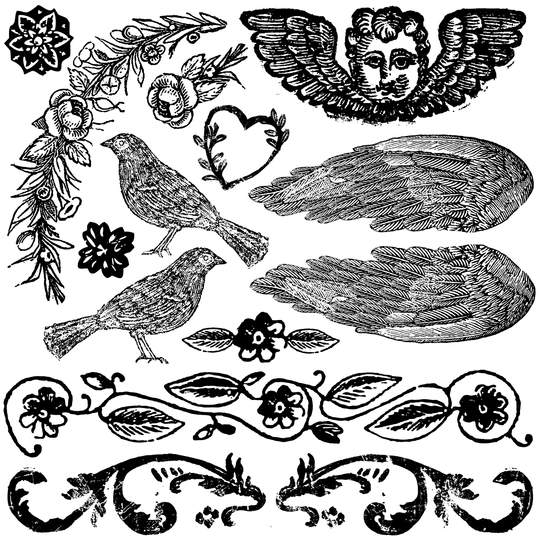 Indie Folk 12x12 Decor Stamp™