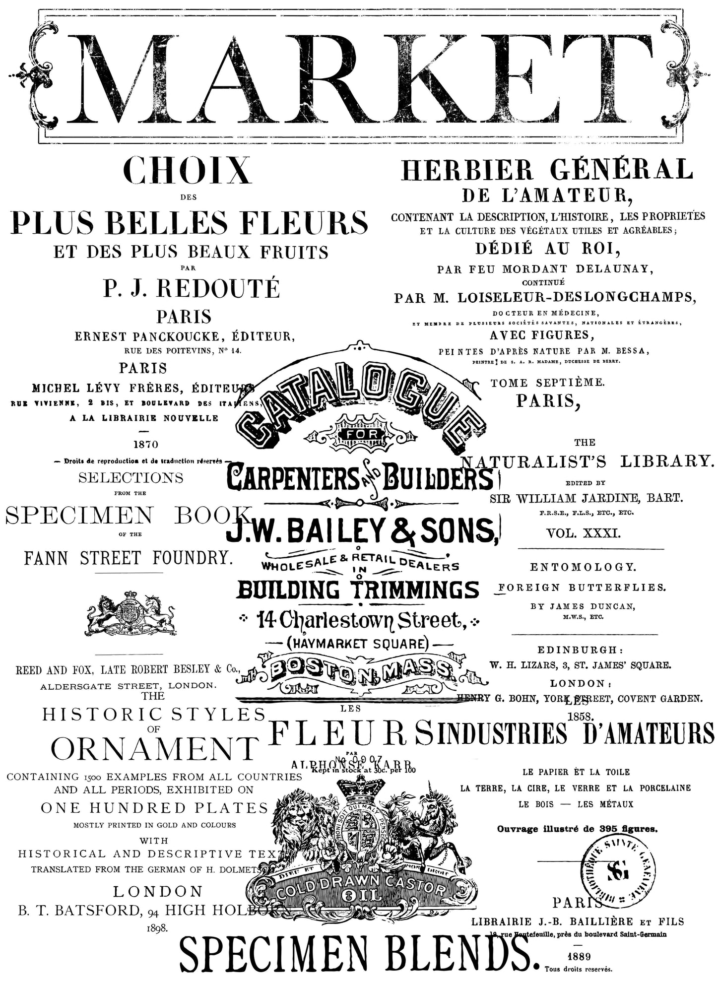 LABEL EPHEMERA 24×33 DECOR TRANSFER (Retiring 2021)