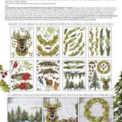 WOODLAND CHRISTMAS IOD TRANSFER 12x16 PAD