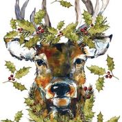 WOODLAND CHRISTMAS IOD TRANSFER 12x16 PAD