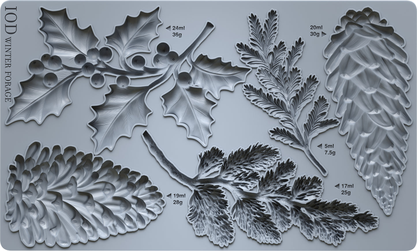 Winter Forage 6x10 Decor Mould