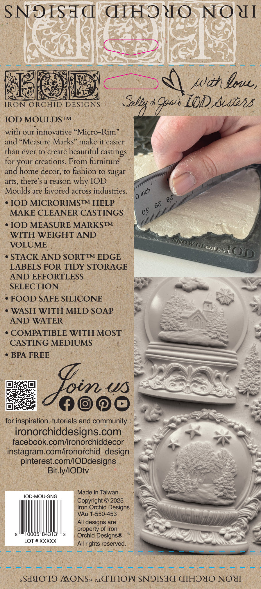 Snow Globe Mould 6x10