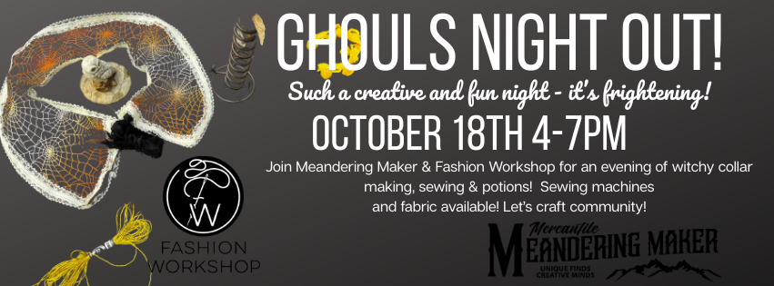 Ghouls Nigh Out - Create your Magical Witch Collar! October 18th 4-7