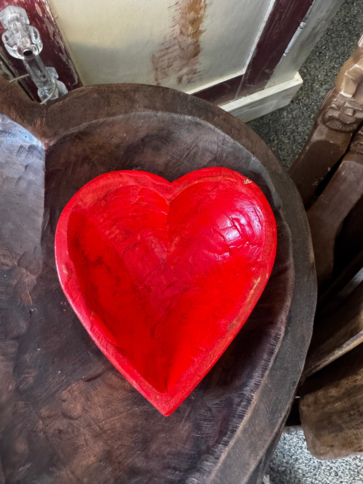 small red heart bowls