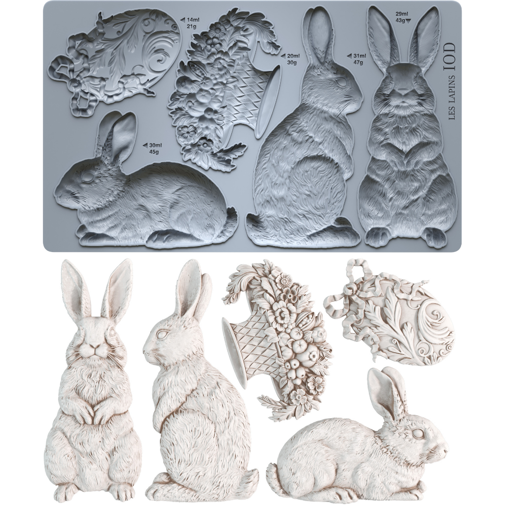 Les Lapins  IOD Mould