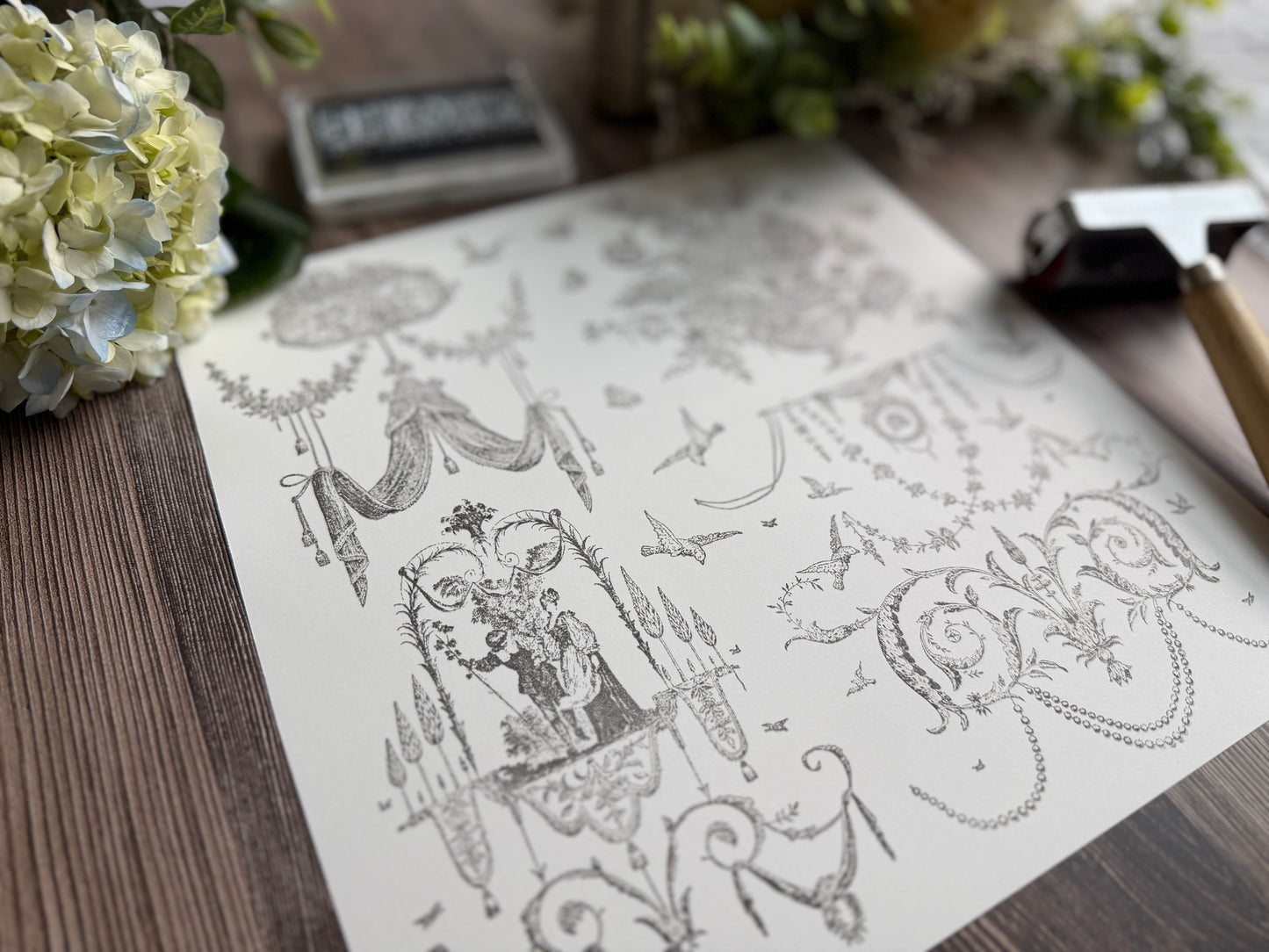 Palais Des Fleurs  IOD Stamp&nbsp;