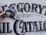 Gregory's Catalogue Paint Inlay by IOD - Iron Orchid Designs