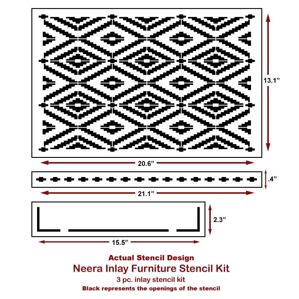 Neera Bone Inlay Stencil Kit