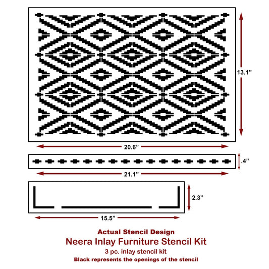 Neera Bone Inlay Stencil Kit