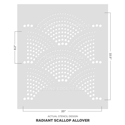 Radiant Scallop Allover