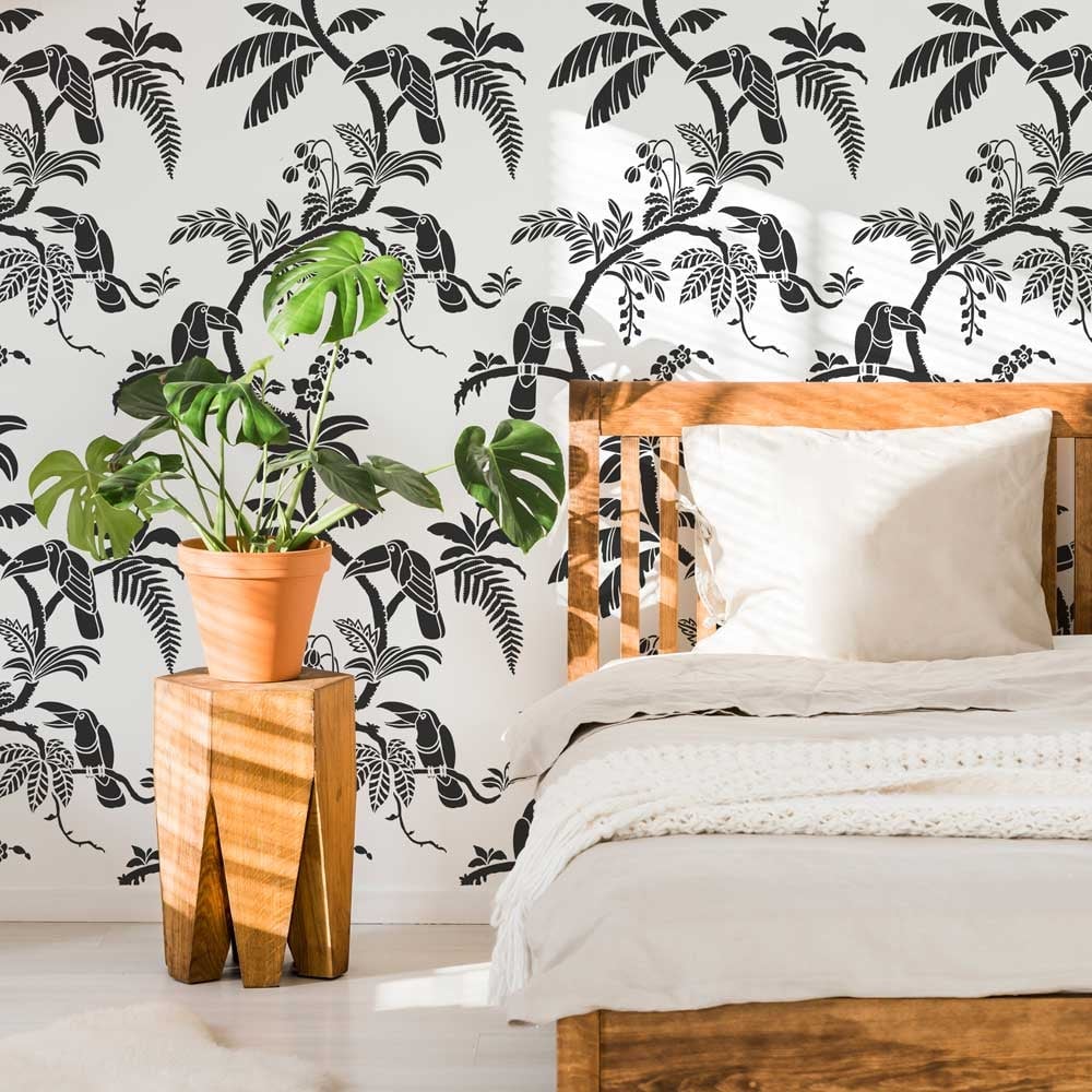 Pura Vida Wall Stencil Small