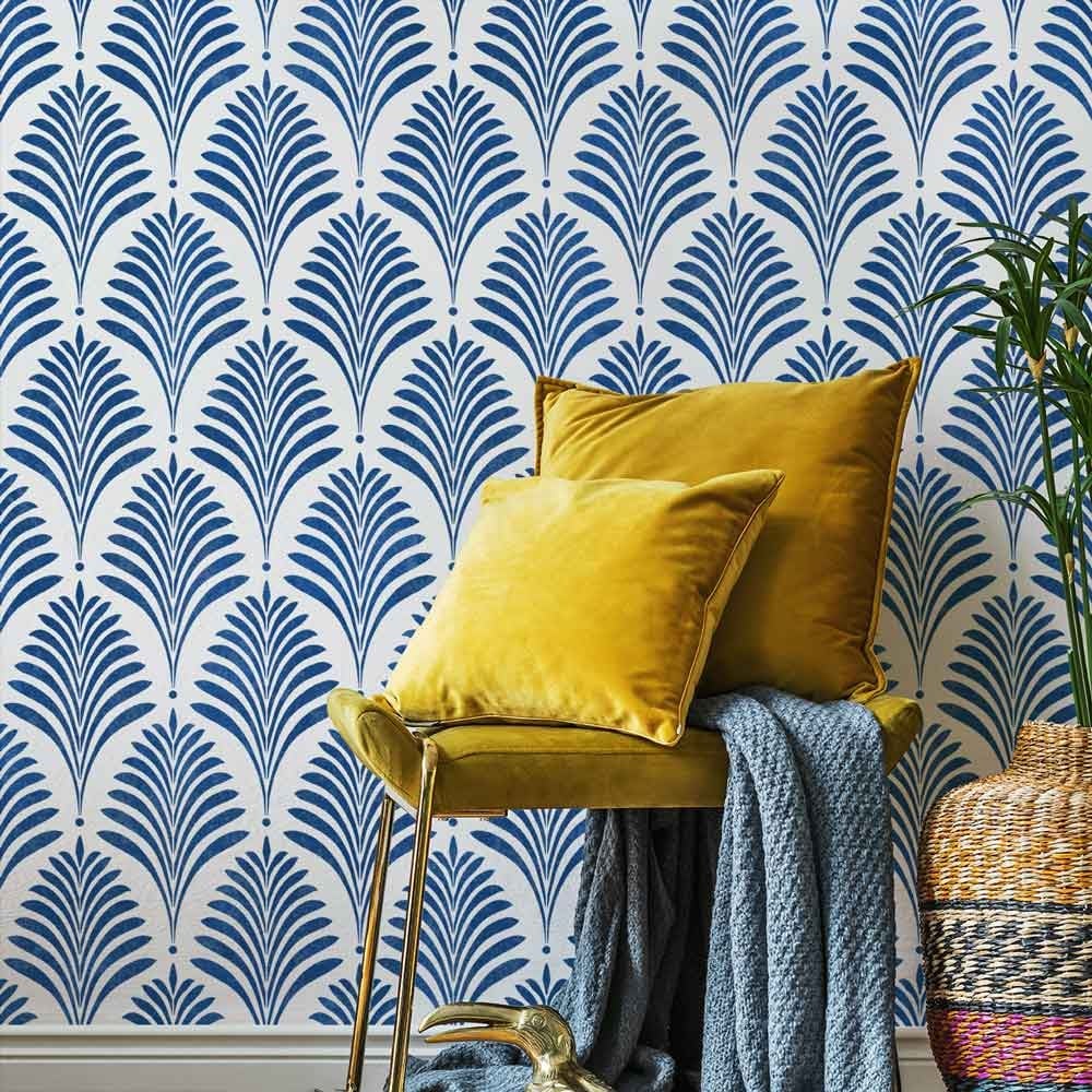 Deco Palm Wall Stencil
