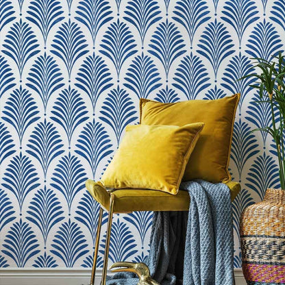 Deco Palm Wall Stencil