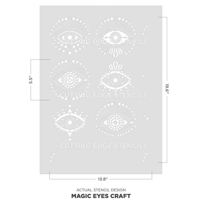 Magic Eye Furniture Stencil