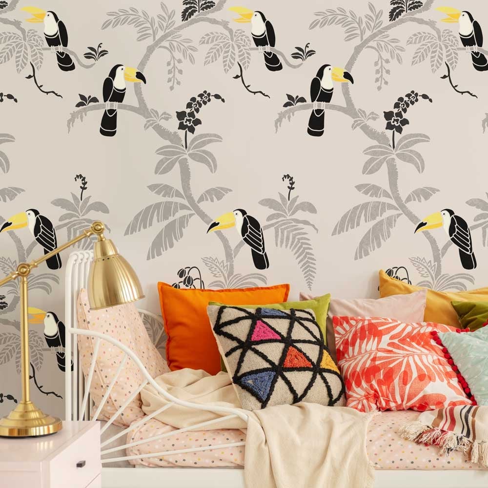 Pura Vida Wall Stencil Small