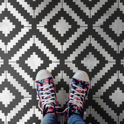 Kilim Wall and Floor Stencil Size LARGE