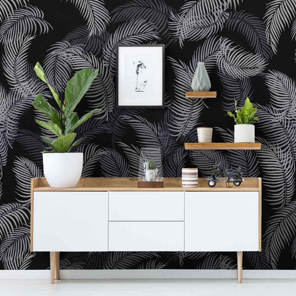 Palm Frond Wall Stencil