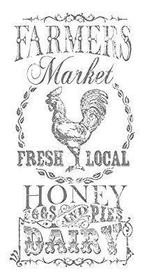 Farmer's Market 24x33 Paintable™ Decor Transfer™