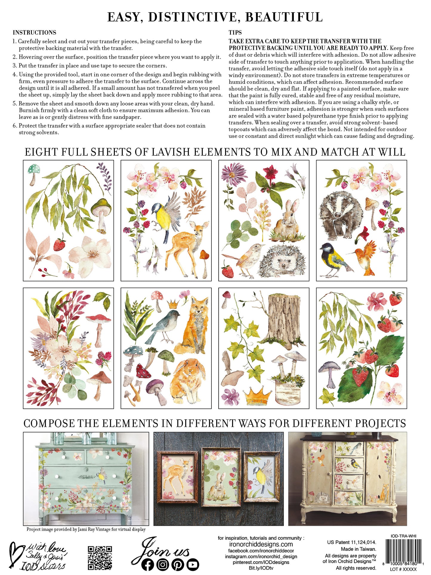 Paradise IOD  Paint Inlay 12x16 pad