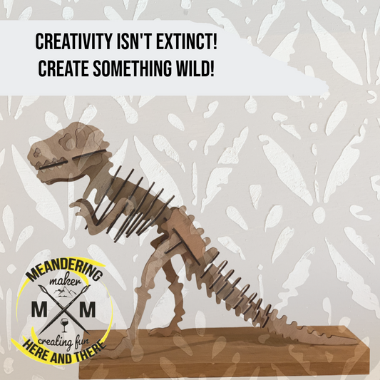 Roarin' with Creativity Dinosaur