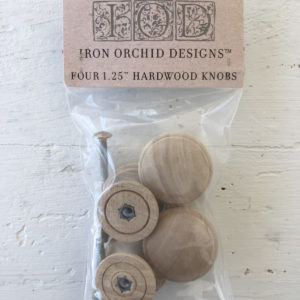 IOD Wooden Knobs 1.25 4 pack