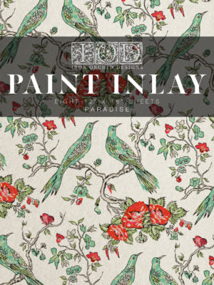 Paradise IOD  Paint Inlay 12x16 pad