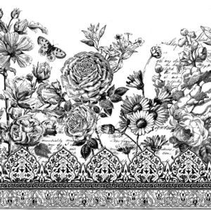 Astoria Foliage 24x33 Paintable™ Decor Transfer™