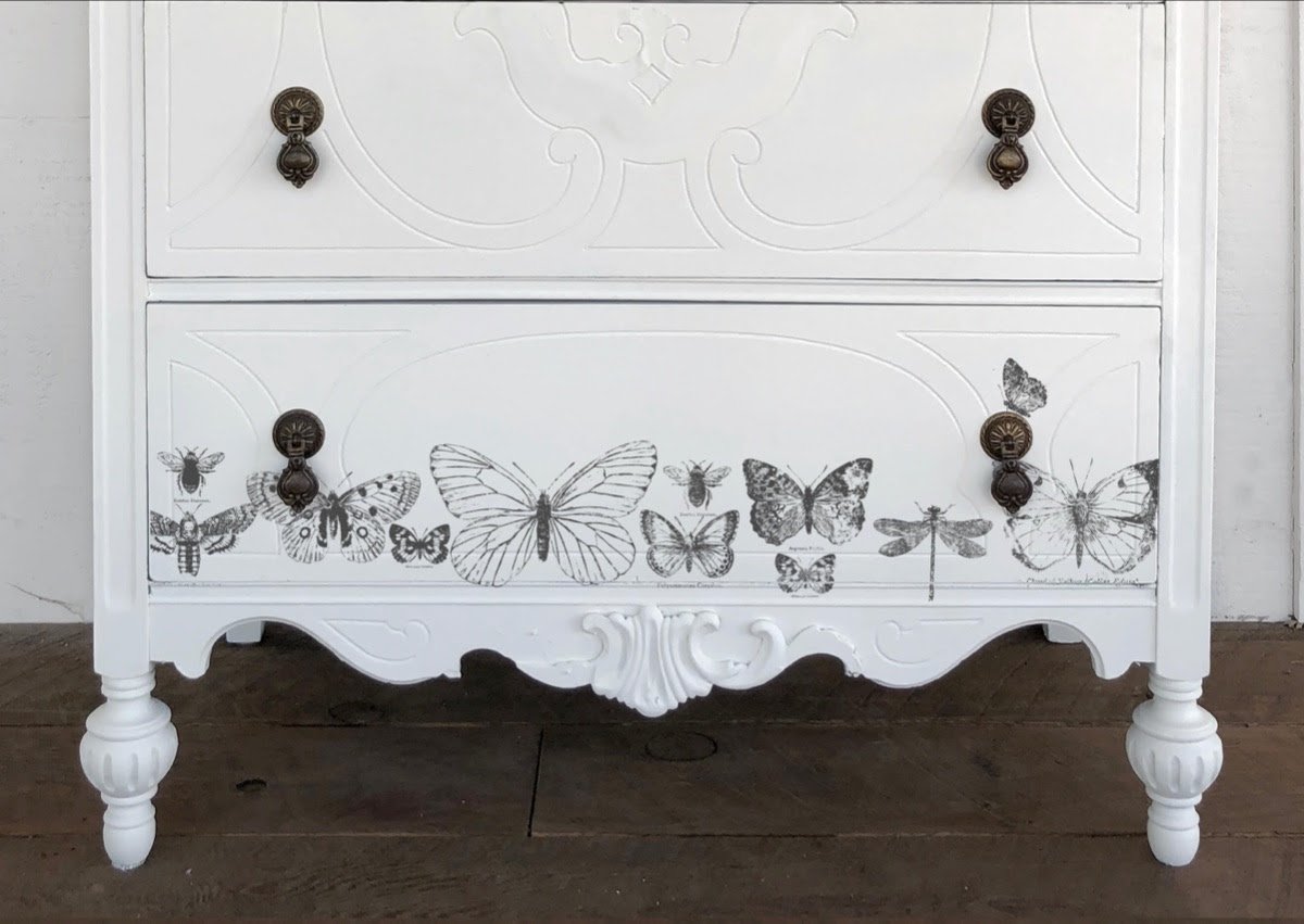 BUTTERFLIES 12×12 DECOR STAMP