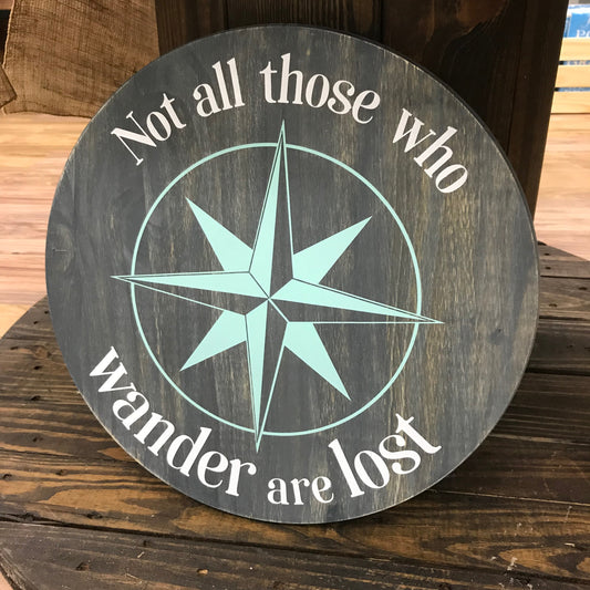 Not All Who Wander Are Lost round