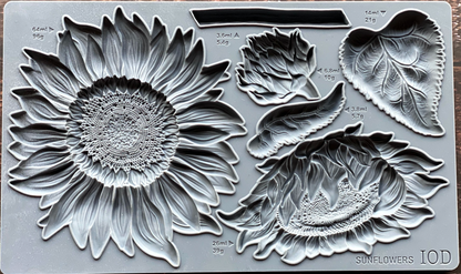 SUNFLOWERS 6X10 IOD MOULDS