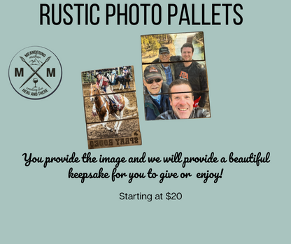 Rustic Photo Pallet