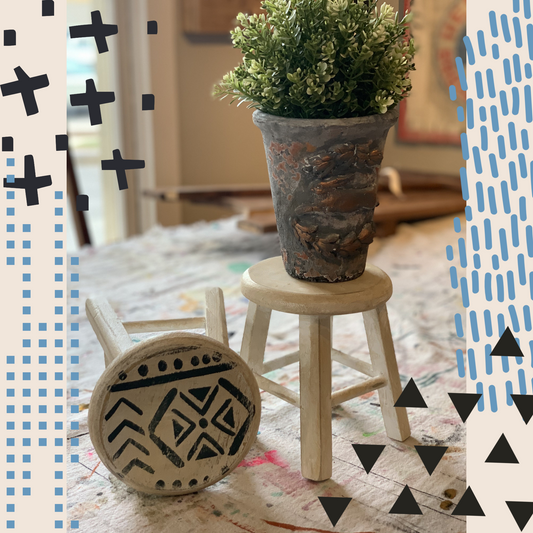 Customize your own mini stool