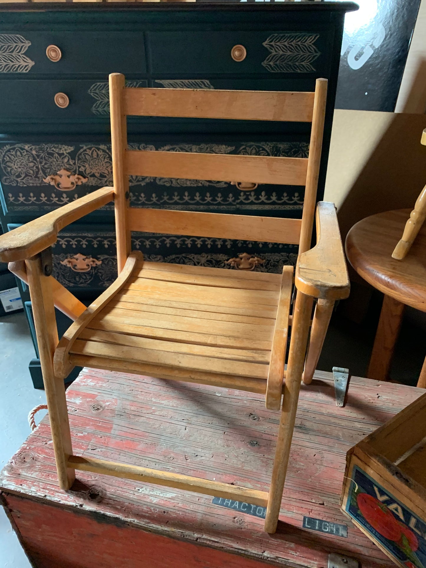 Childs Vintage Folding Chair