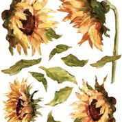 PAINTERLY FLORALS IOD TRANSFER 12x16 PAD